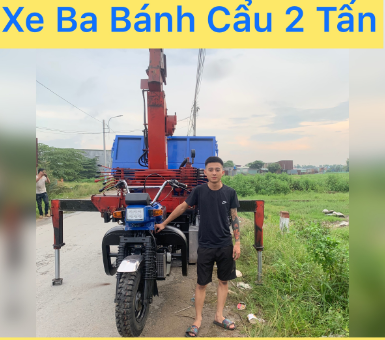 Xe ba bánh cẩu - Xe Ba Bánh Hoàng Quân